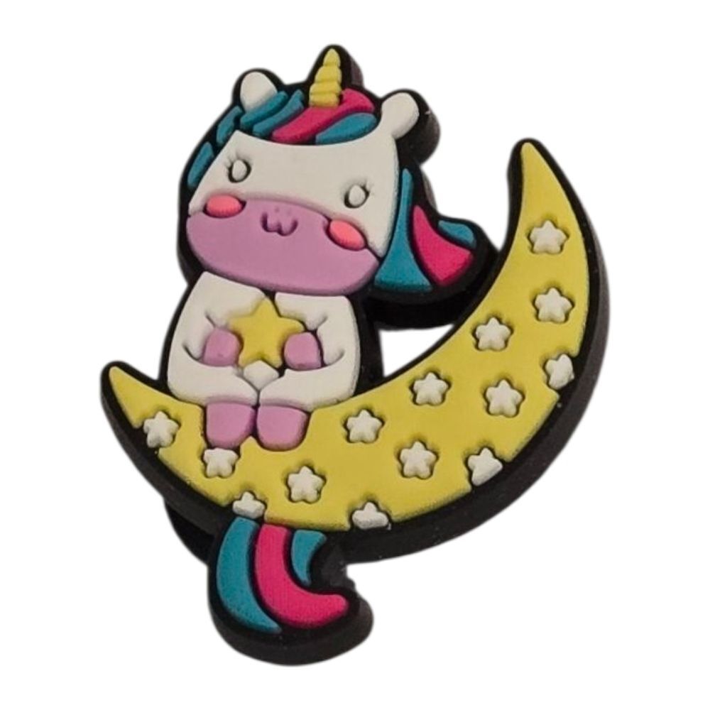 Unicorn Croc Charm | Moon & Stars Jibbitz Style | Mix & Match Magical Fantasy